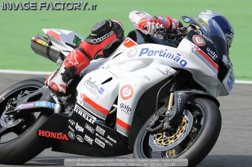 2009-05-09 Monza 0982 Supersport - Free Practice - Eugene Laverty - Honda CBR600RR